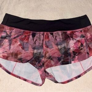 Women's Pink Patterned Shorts